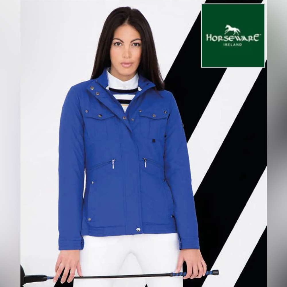 Horseware Platinum Lea Waterproof Ladies Jacket - Royal Blue